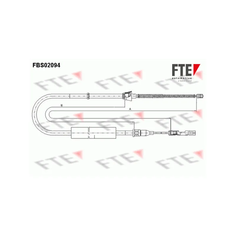 Tirette à câble, frein de stationnement FTE FBS02094