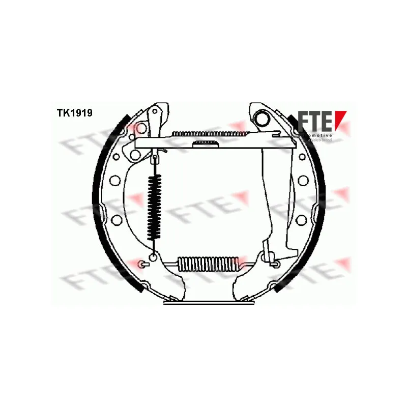 Kit de freins arrière (prémontés) FTE TK1919