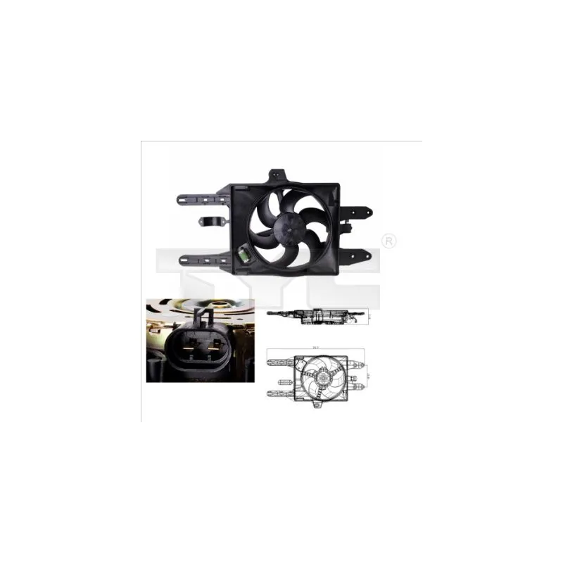 Ventilateur, refroidissement du moteur TYC 809-0005