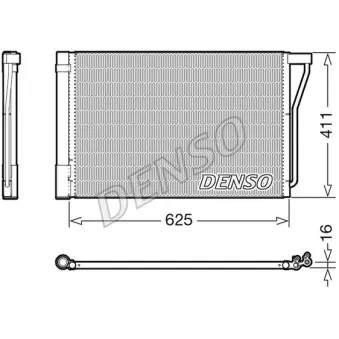 Condenseur, climatisation DENSO DCN05022