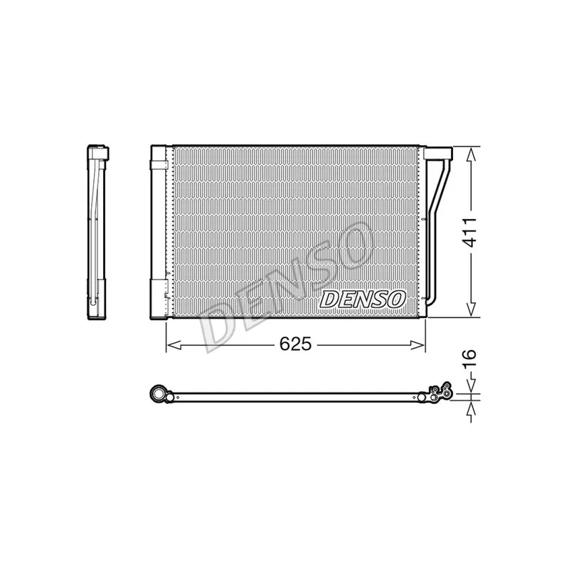 Condenseur, climatisation DENSO DCN05022