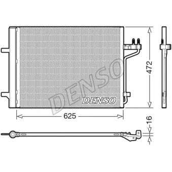 Condenseur, climatisation DENSO