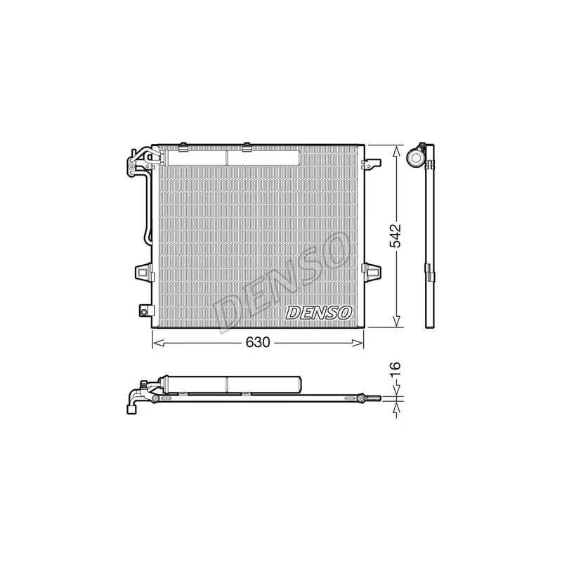 Condenseur, climatisation DENSO DCN17057