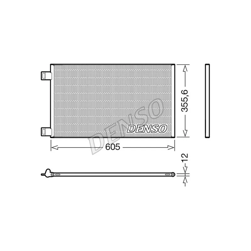 Condenseur, climatisation DENSO DCN23041