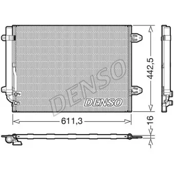 Condenseur, climatisation DENSO DCN32013