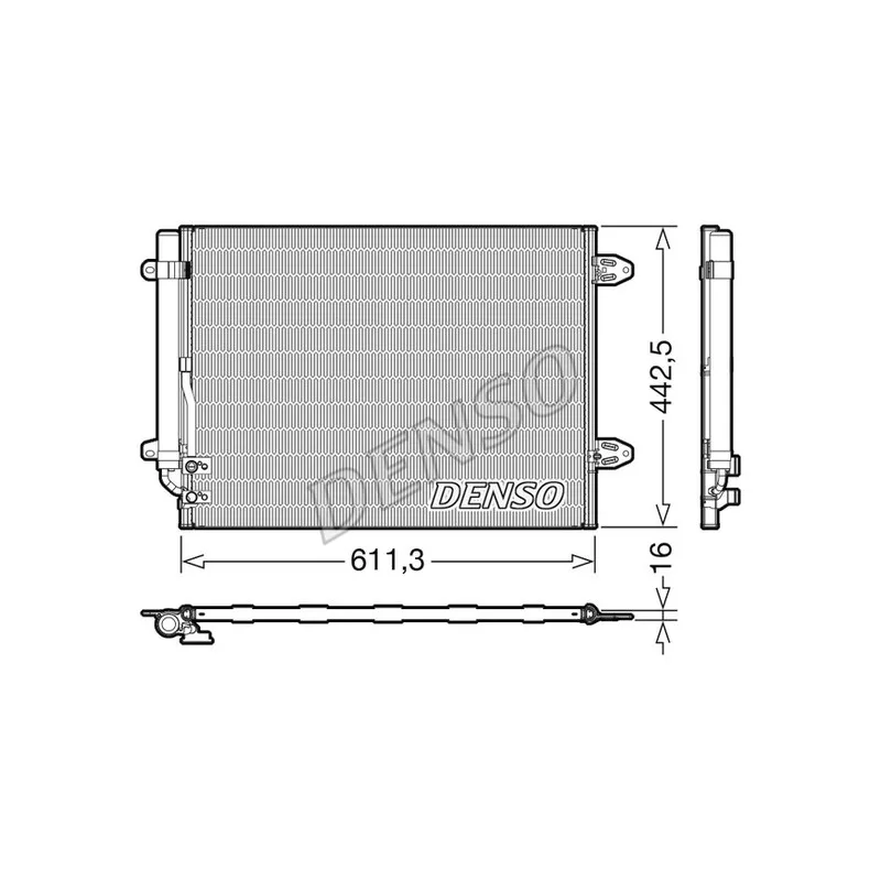 Condenseur, climatisation DENSO DCN32013