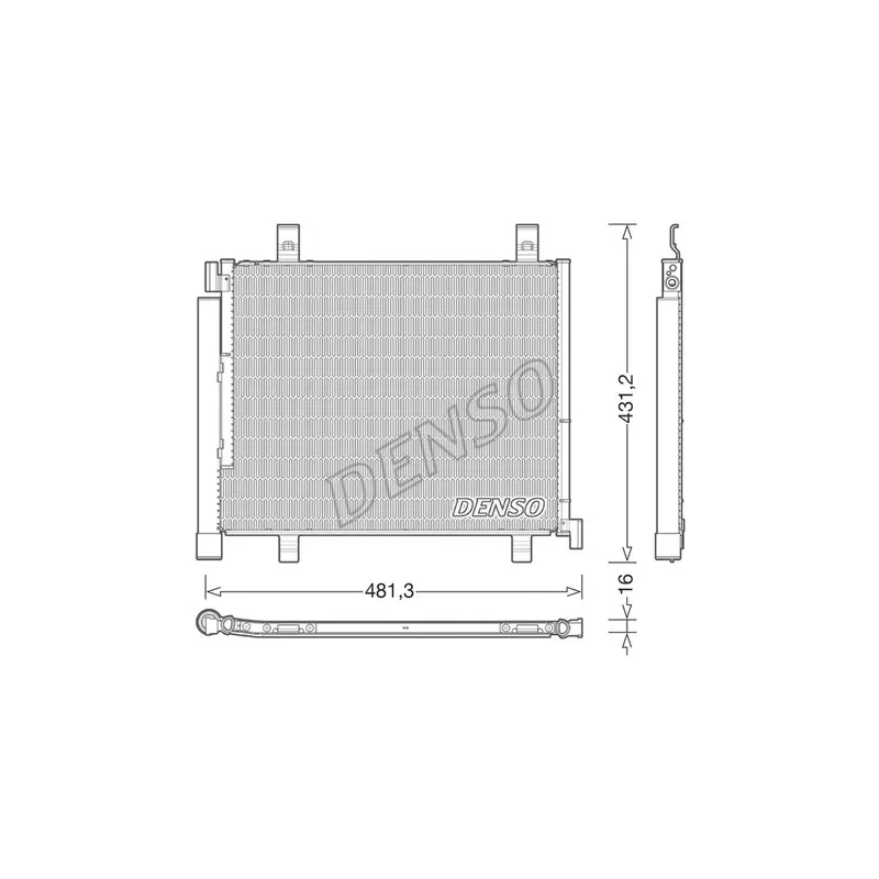 Condenseur, climatisation DENSO DCN32023