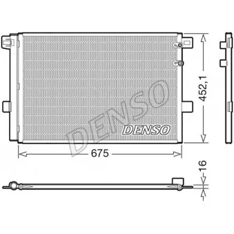 Condenseur, climatisation DENSO DCN32065