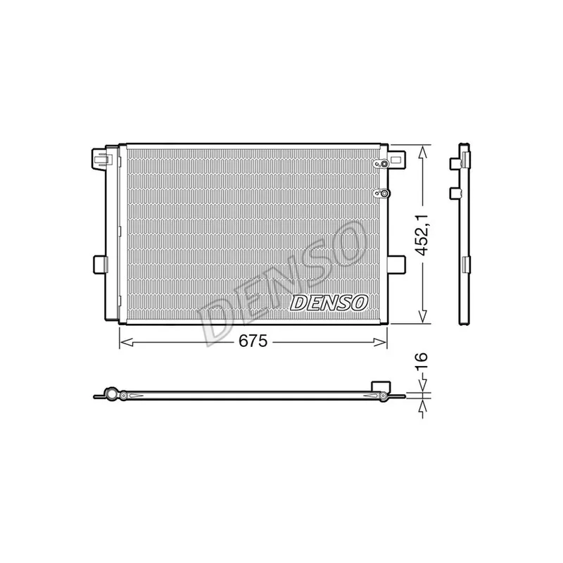 Condenseur, climatisation DENSO DCN32065