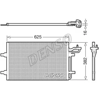 Condenseur, climatisation DENSO DCN33009