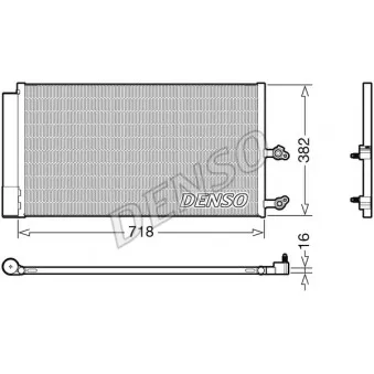 Condenseur, climatisation DENSO DCN33014