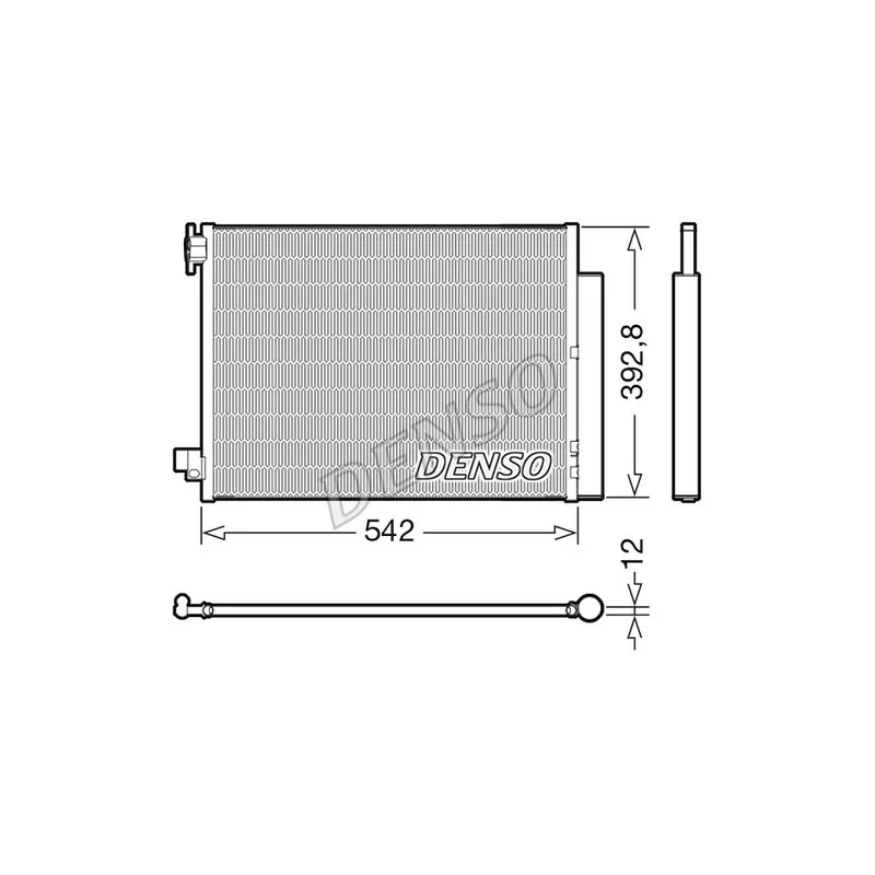 Condenseur, climatisation DENSO DCN37004