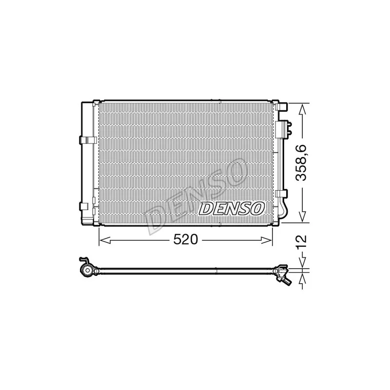 Condenseur, climatisation DENSO DCN41011