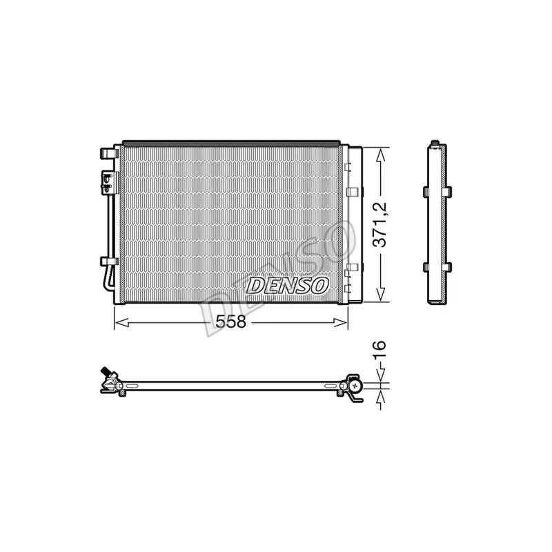 Condenseur, climatisation DENSO DCN41015