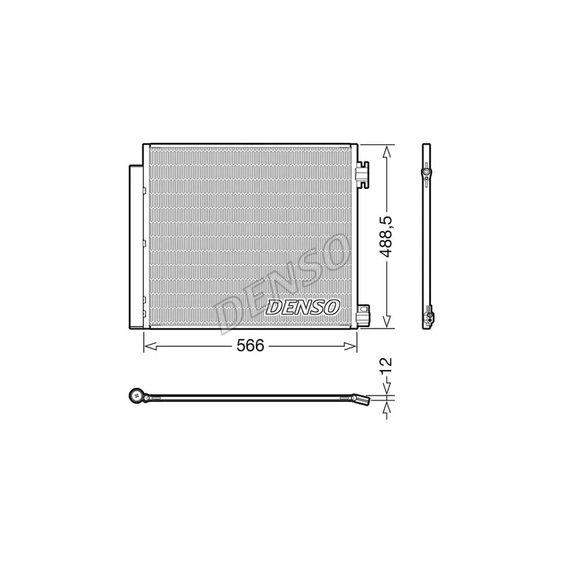 Condenseur, climatisation DENSO DCN46026