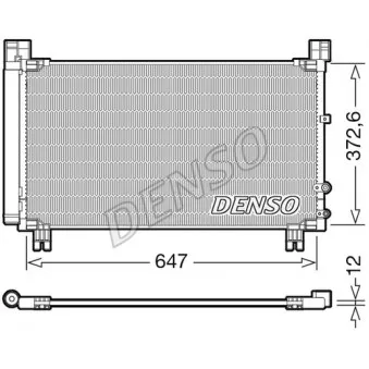 Condenseur, climatisation DENSO DCN50053