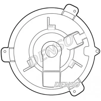 Pulseur d'air habitacle DENSO DEA09041