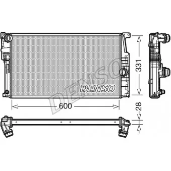 Radiateur, refroidissement du moteur DENSO DRM05014