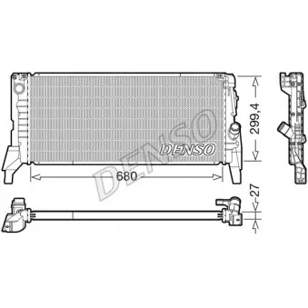 Radiateur, refroidissement du moteur DENSO