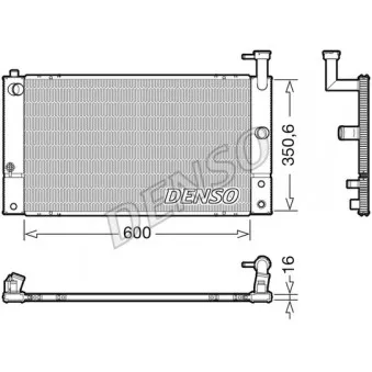 Radiateur, refroidissement du moteur DENSO