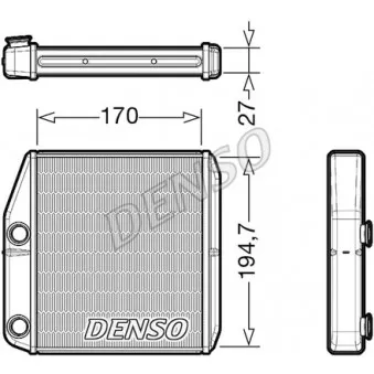 Système de chauffage DENSO DRR09101