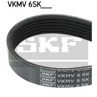 Courroie trapézoïdale à nervures SKF VKMV 6SK730