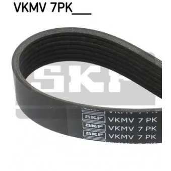 Courroie trapézoïdale à nervures SKF VKMV 7PK1675