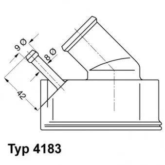 Thermostat d'eau WAHLER 4183.82D