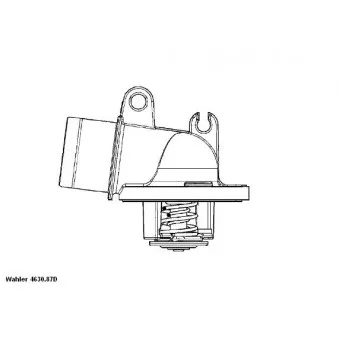 Thermostat d'eau WAHLER 4630.87D