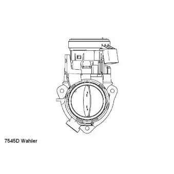 Corps papillon WAHLER 7545D