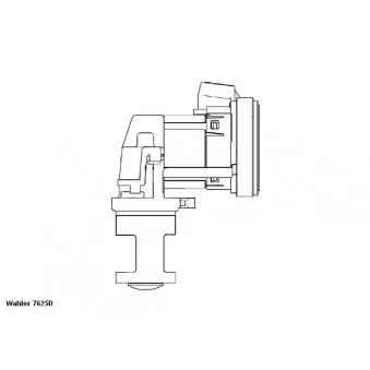 Vanne EGR WAHLER 7625D