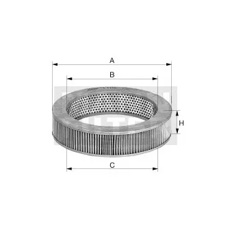 Filtre à air MANN-FILTER C 3042