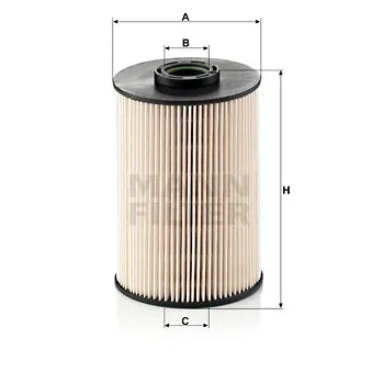 Filtre à carburant MANN-FILTER PU 937 x