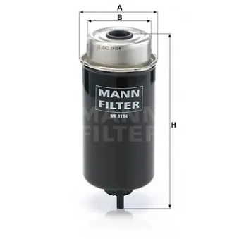 Filtre à carburant MANN-FILTER