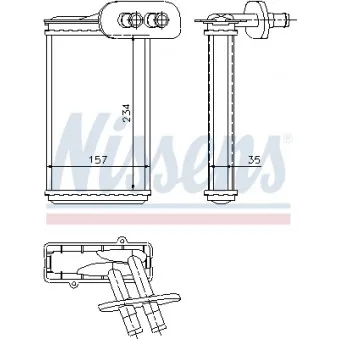 Système de chauffage NISSENS 73963