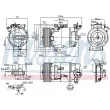 Compresseur, climatisation NISSENS 890015 - Visuel 1