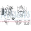 Compresseur, climatisation NISSENS 890066 - Visuel 1