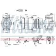 Compresseur, climatisation NISSENS 89031 - Visuel 1