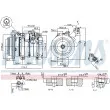 Compresseur, climatisation NISSENS 89312 - Visuel 1