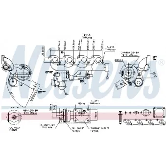 Turbocompresseur, suralimentation NISSENS 93106