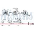 Turbocompresseur, suralimentation NISSENS 93107 - Visuel 1