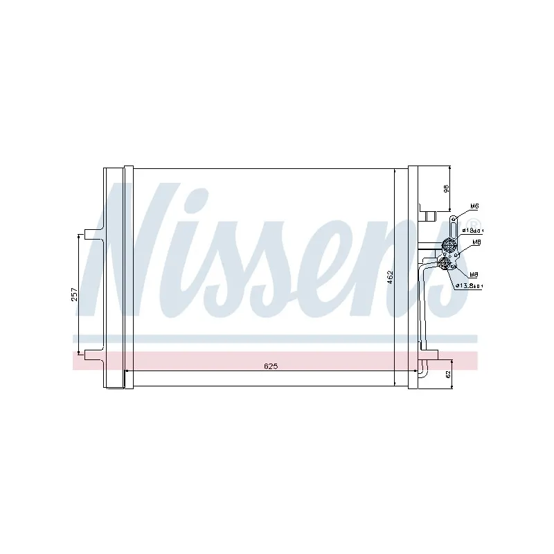 Condenseur, climatisation NISSENS 940088