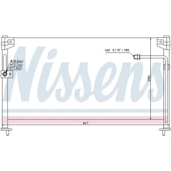 Condenseur, climatisation NISSENS 94292