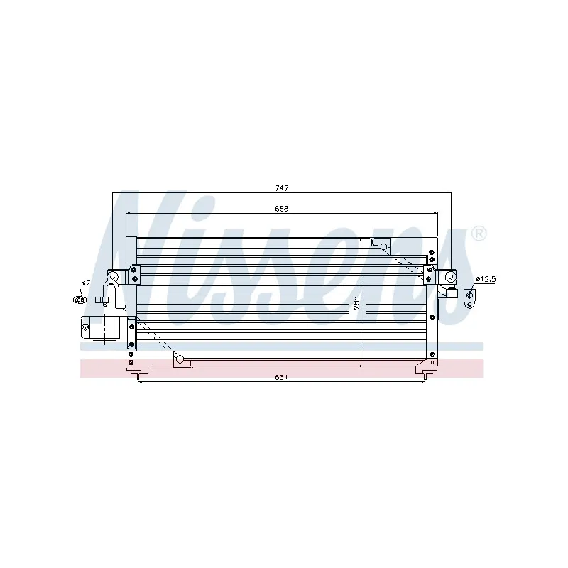 Condenseur, climatisation NISSENS 94359