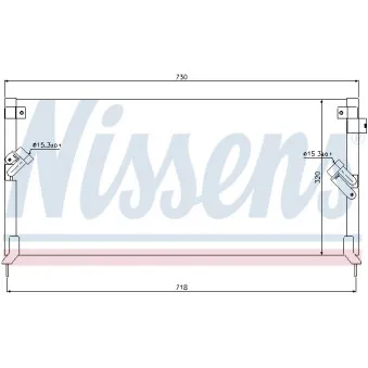 Condenseur, climatisation NISSENS 94366