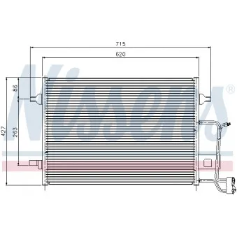 Condenseur, climatisation NISSENS 94922