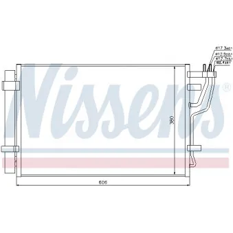 Condenseur, climatisation NISSENS 94981