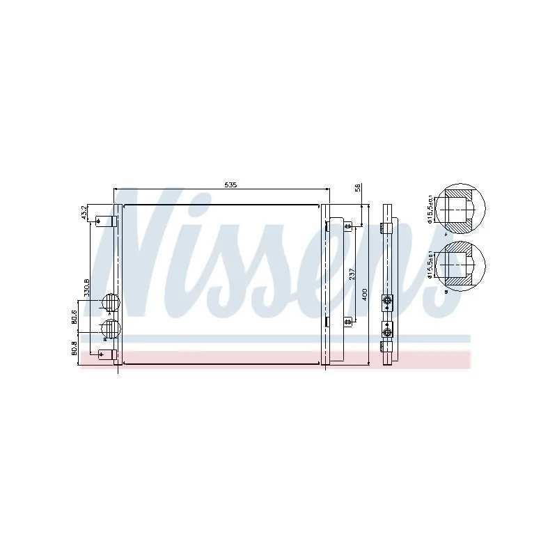 Condenseur, climatisation NISSENS 94987