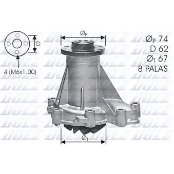 Pompe à eau DOLZ M376