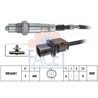 Sonde lambda FACET 10.8401